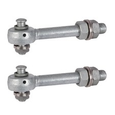 Locinox 1043ROLL Gelagerte Feuerverzinkte Boulon à Œil pour 3D Et 4D Bandes