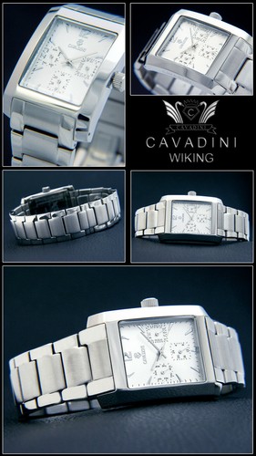 Cavadini montre homme acier - cavadini,