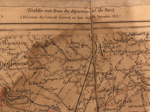 Carte routiere entoilee - carte,