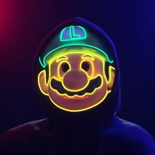 Super Mario Masque Luigi Led