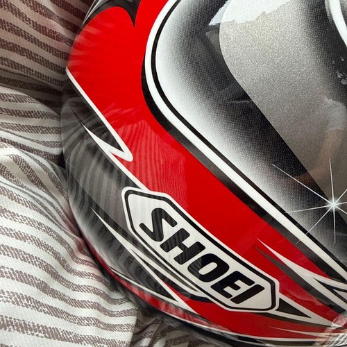 Shoei full face helmet red - helmet,