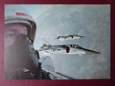 DOCUMENT PUB RECTO VERSO DASSAULT MIRAGE F1 ARMEE DE L'AIR PILOTE CHASSE