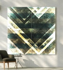 Abstrait Toile Image Peinture Gris Moderne Art Pression XXL Tableau Mural Salon