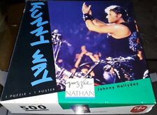JOHNNY HALLYDAY  COFFRET PUZZLE NATHAN 500 PIECES AVEC POSTER