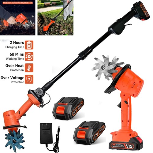 Cordless tiller cultivator - cordless,