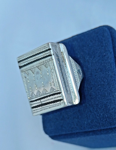 Grosse chevalière argent - chevalière,
