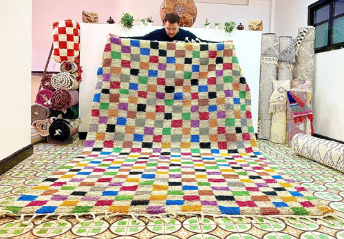 Tapis laine berbère - tapis, en