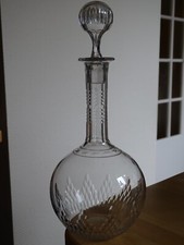 BACCARAT ANCIENNE CARAFE A VIN CRISTAL NEMOURS EPOQUE 1920 contenance 1 litre