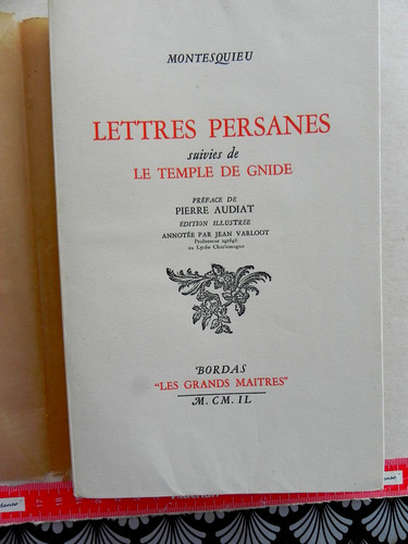 Montesquieu lettres persanes - montesquieu:lettres,