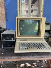 ORDINATEUR APPLE IIe 2e (Machine Fonctionnante)+visu+2disk