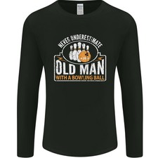 Vieux Homme Avec Boule de Bowling 10 Broche Hommes T-Shirt