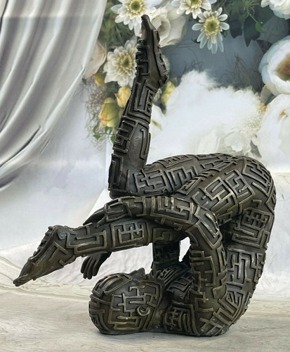 Sculpture yoga bronze - sculpture, de