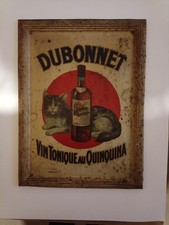 Plaque publicitaire DUBONNET
