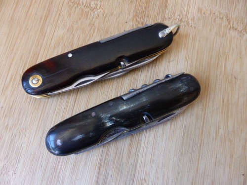 Lot anciens couteaux - , pliants