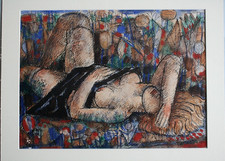 Marcel GROMAIRE  (1892-1971), Importante oeuvre originale datée 1955