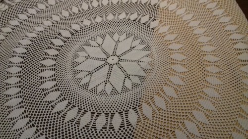 Nappe ronde style dentelle