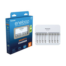 Chargeur Intelligent Rechargeable Panasonic Eneloop Pour 8 Piles AA AAA BQ-CC63
