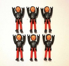 MAJORETTE MAJOKIT Set of 6 Firemen VG+
