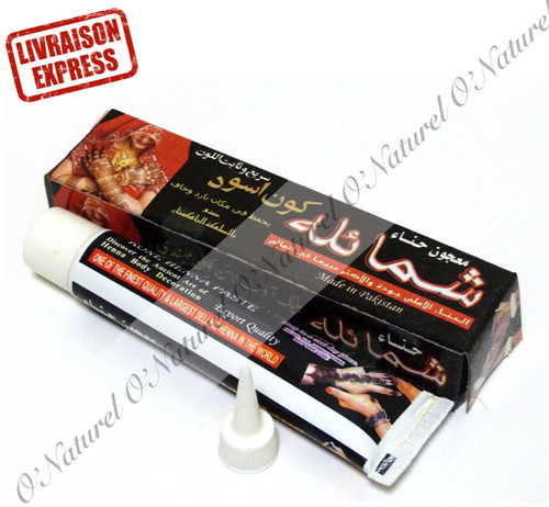 Tube hénné noir 100 - tube,