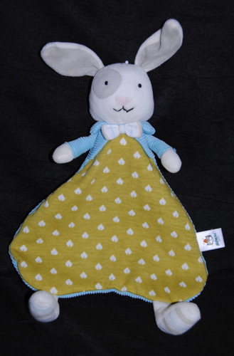 Doudou plat lapin vert - 🐰,