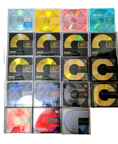 Lot minidiscs 74min - de,