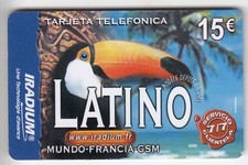 FRANCE  TELECARTE / PHONECARD  PREPAYEE .. 15€ IR. OISEAU BIRD TOUCAN TUCAN +N°