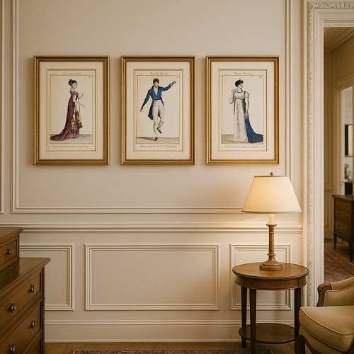 Costumes parisiens gravures - -,