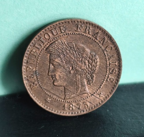 Monnaie france centime 1875 - monnaie,