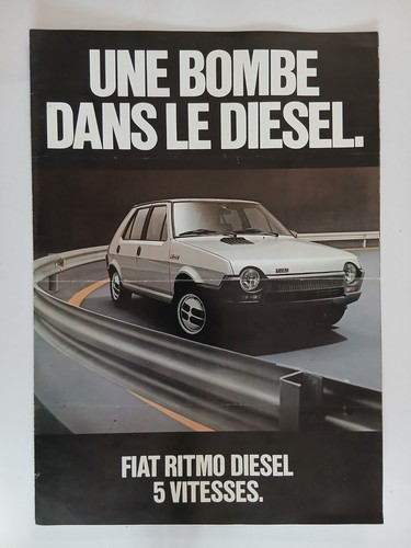 Fiat ritmo diesel brochure - fiat,