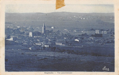 Cpa capendu vue - capendu, /