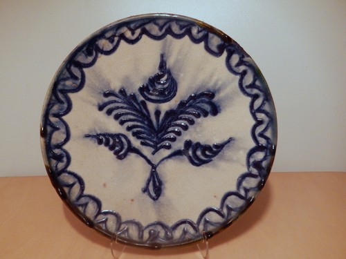 Assiette faience décor - en,