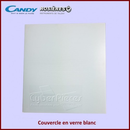Couvercle verre blanc candy - couvercle,