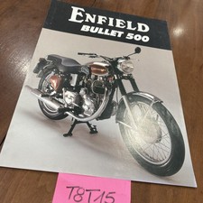 Royal Enfield 350 500 Bullet moto prospectus catalogue brochure publicité