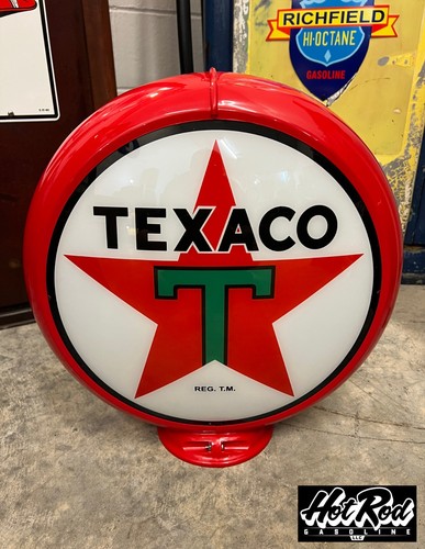 Texaco star gas pump - star,