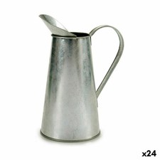 Pot Ibergarden Argenté Zinc Modèle Pot à lait 17 x 21,5 x 11,3 cm [24 Unités]