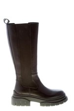 ASH chaussures femme Black leather Stone boot with  elasticated bands 135538-001
