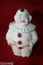 ANCIEN MOUTARDIER EN FAÏENCE-PIERROT-TRES BON ETAT-N°932/S-