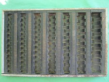 Caisse rangement pièces monnaies Francs ancien métal bakélite comptoir boutique