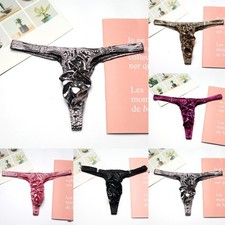 String homme sexy cuir verni couleur vive t pantalon pour sous-vêtements