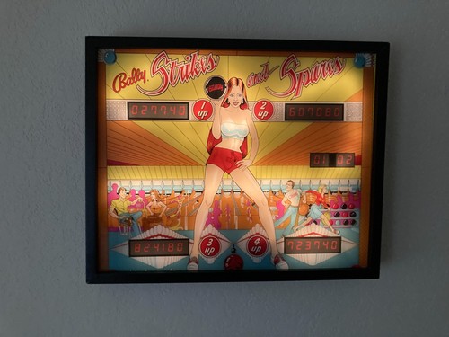 Lluminated pinball backglass - lluminated,