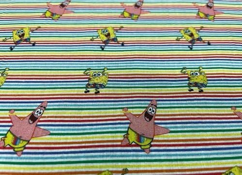 Tissu coton imprimé bob - imprimé,