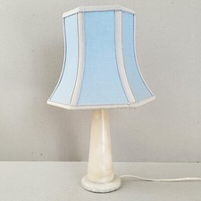 LAMPE DE TABLE VINTAGE 1970 EN MARBRE ALBATRE 70S RETRO ANNEES 70