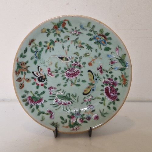 Japon assiette à - -, émail
