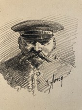 Dessin Crayon Portrait Homme