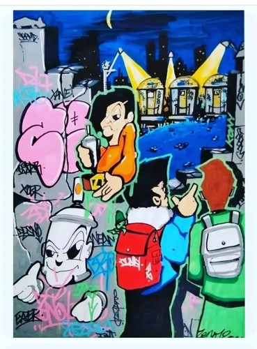 Zenoy dessin signé daté 2000 - zenoy,