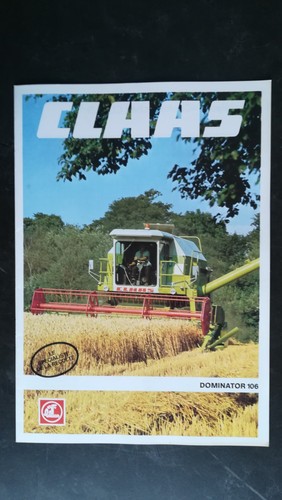Brochure moissonneuses claas - moissonneuses,
