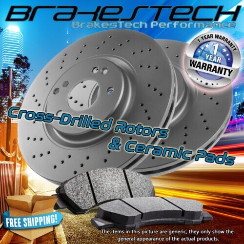 Front cross drilled - front, rotors