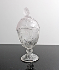 rare boite sucrier en verre