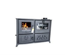 Poêle à bois, cuisinière, cuisinière en fonte avec four, cuisinière, extra large