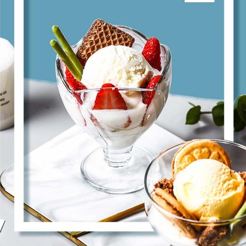 Verre crème glacée - verre,